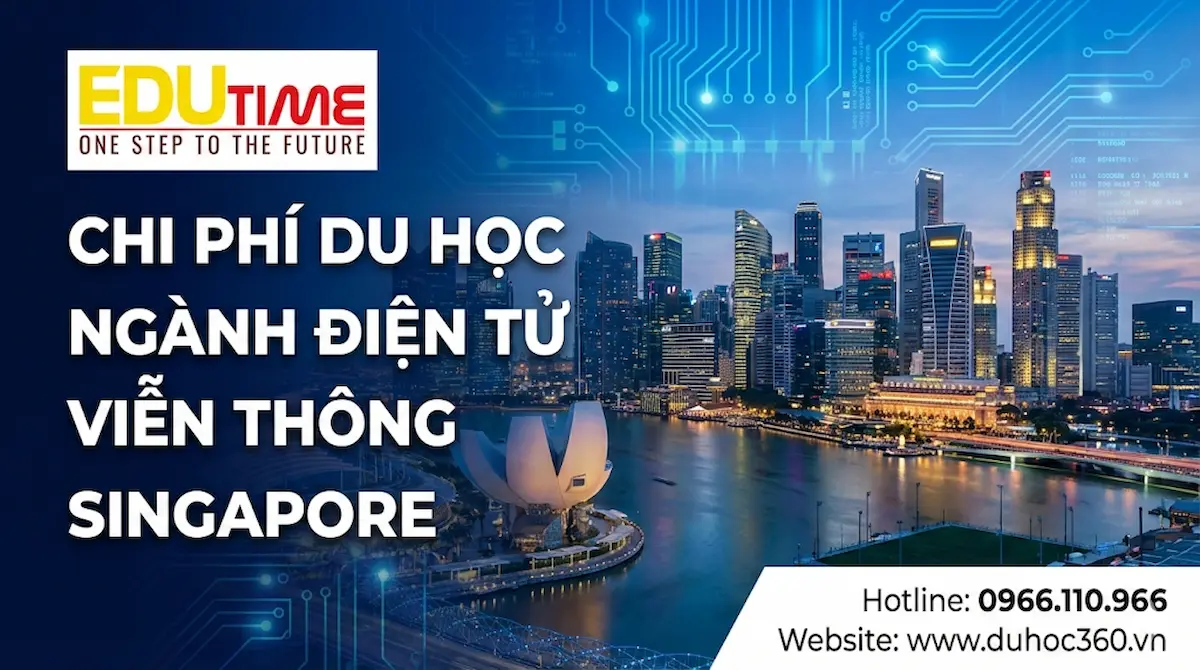 Du học ngành Điện tử Viễn thông Singapore: Sự nghiệp bền vững! 3 Chi phí du học ngành Điện tử Viễn thông Singapore