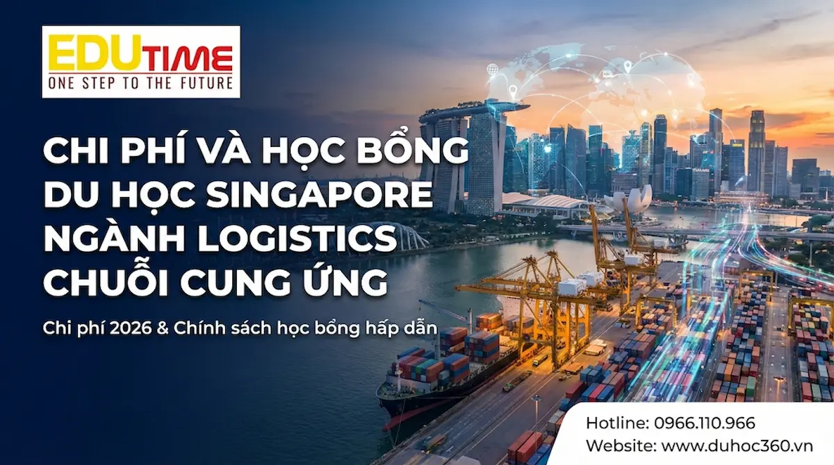 Chi phí và học bổng của du học Singapore ngành Logistics chuỗi cung ứng