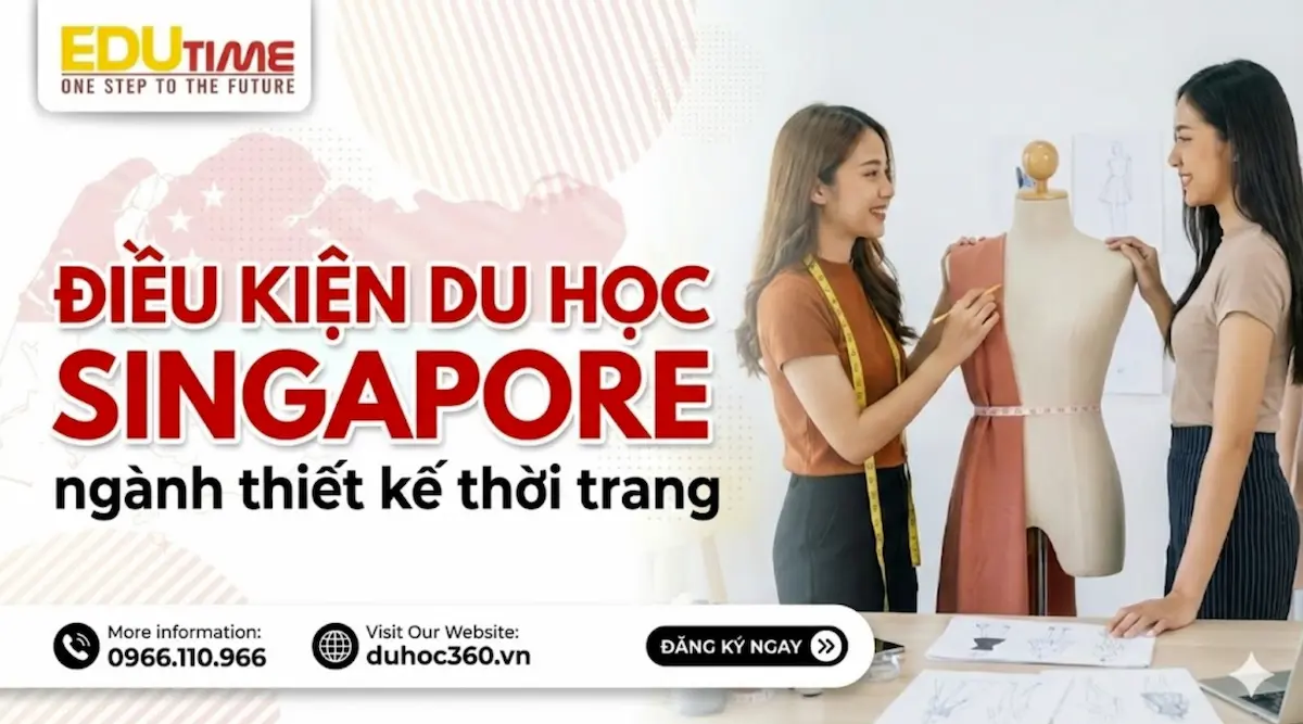 Điều kiện du học Singapore ngành thiết kế thời trang