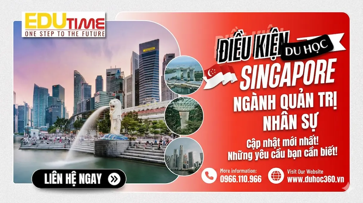 Du học Singapore ngành Quản trị Nhân sự 2 Điều kiện để du học Singapore ngành Quản trị nhân sự