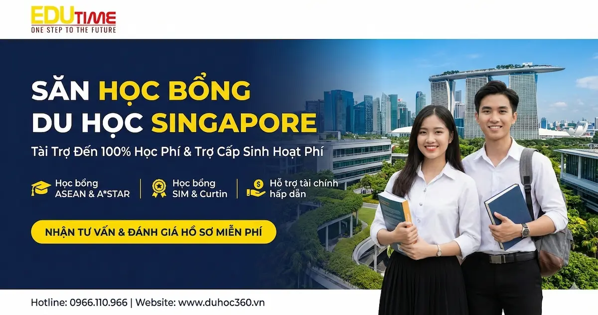 Săn học bổng du học Singapore cho du học sinh Việt