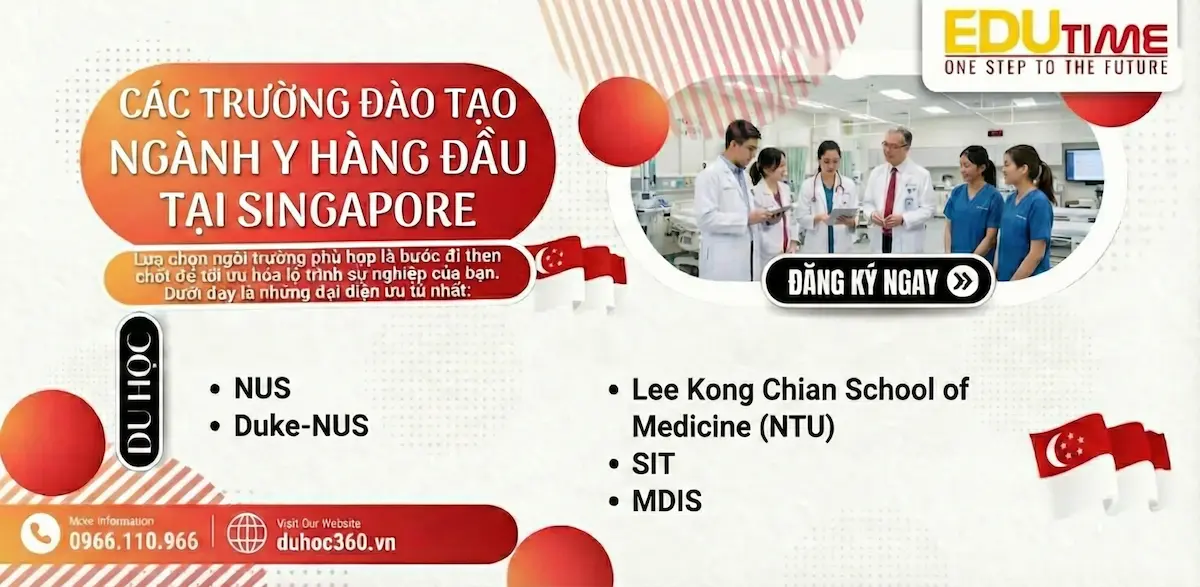 Du học Singapore ngành Y khoa 3 Các trường đào tạo ngành Y hàng đầu tại Singapore