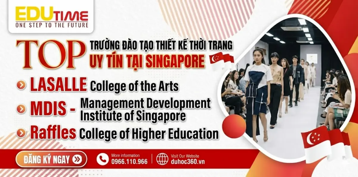 Top trường đào tạo thiết kế thời trang uy tín tại Singapore