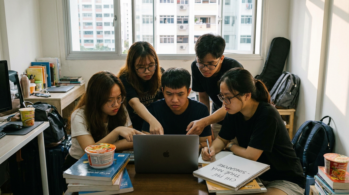 Chi phí du học Singapore: Bí mật cực sốc về tiền nhà 1 Tìm hiểu kỹ về các loại hình nhà ở giúp bạn kiểm soát tốt chi phí du học Singapore - Chi phí du học Singapore: Bí mật cực sốc về tiền nhà