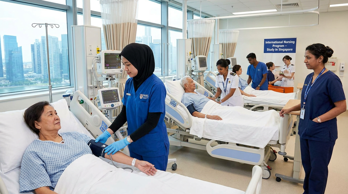 Thực hành thực tế là ưu điểm lớn khi du học điều dưỡng Singapore - Du học điều dưỡng Singapore: Bí quyết thu nhập cực khủng