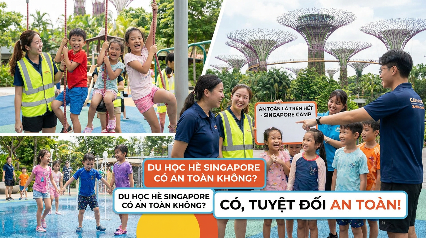 Du học hè Singapore có an toàn không? Bí kíp an tâm 100% 1 Nhiều phụ huynh luôn băn khoăn du học hè Singapore có an toàn không khi lần đầu cho con đi xa. - Du học hè Singapore có an toàn không? Bí kíp an tâm 100%