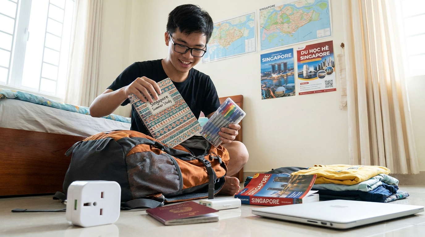 Hành trang du học hè Singapore: bí kíp siêu tuyệt vời 2 Chuẩn bị cẩn thận các thiết bị điện tử cho hành trang du học hè Singapore - Hành trang du học hè Singapore: bí kíp siêu tuyệt vời