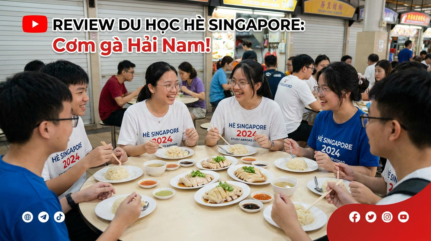 Review du học hè Singapore: Trải nghiệm siêu vui và sốc 2 Thưởng thức ẩm thực địa phương là phần hấp dẫn trong review du học hè Singapore - Review du học hè Singapore: Trải nghiệm siêu vui và sốc