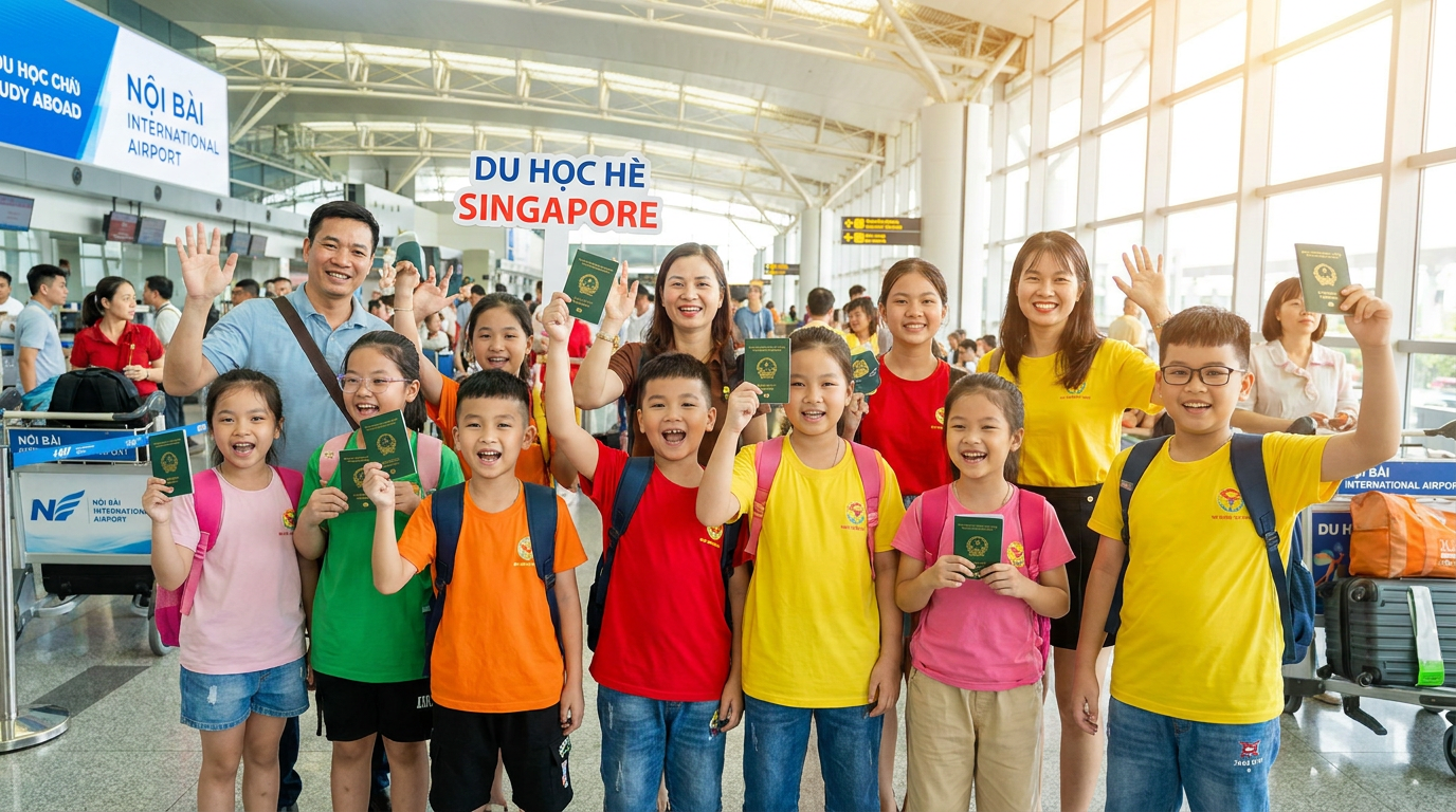 Thủ tục du học hè Singapore: Bí kíp hoàn hảo để an tâm 1 Hoàn thiện thủ tục du học hè Singapore giúp các em nhỏ có một chuyến đi đầy thú vị - Thủ tục du học hè Singapore: Bí kíp hoàn hảo để an tâm