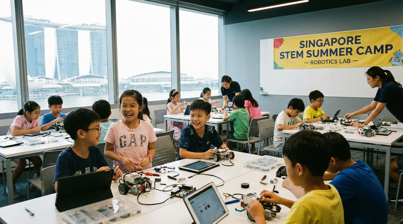 Trại hè tiếng Anh Singapore: Bí quyết tuyệt đỉnh cho bé 2 Trại hè STEM Singapore kích thích tư duy sáng tạo song song với trại hè tiếng Anh Singapore - Trại hè tiếng Anh Singapore: Bí quyết tuyệt đỉnh cho bé