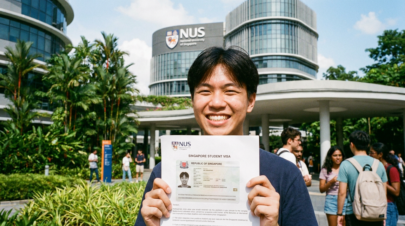 Thẻ student pass chính là visa du học Singapore hợp pháp để bạn sinh sống và học tập - Visa du học Singapore và bí kíp tuyệt đỉnh đỗ 100%