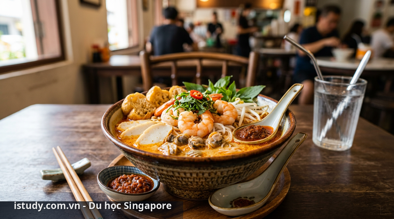 Món ngon Singapore đặc trưng với hương vị cay nồng - món ngon Singapore