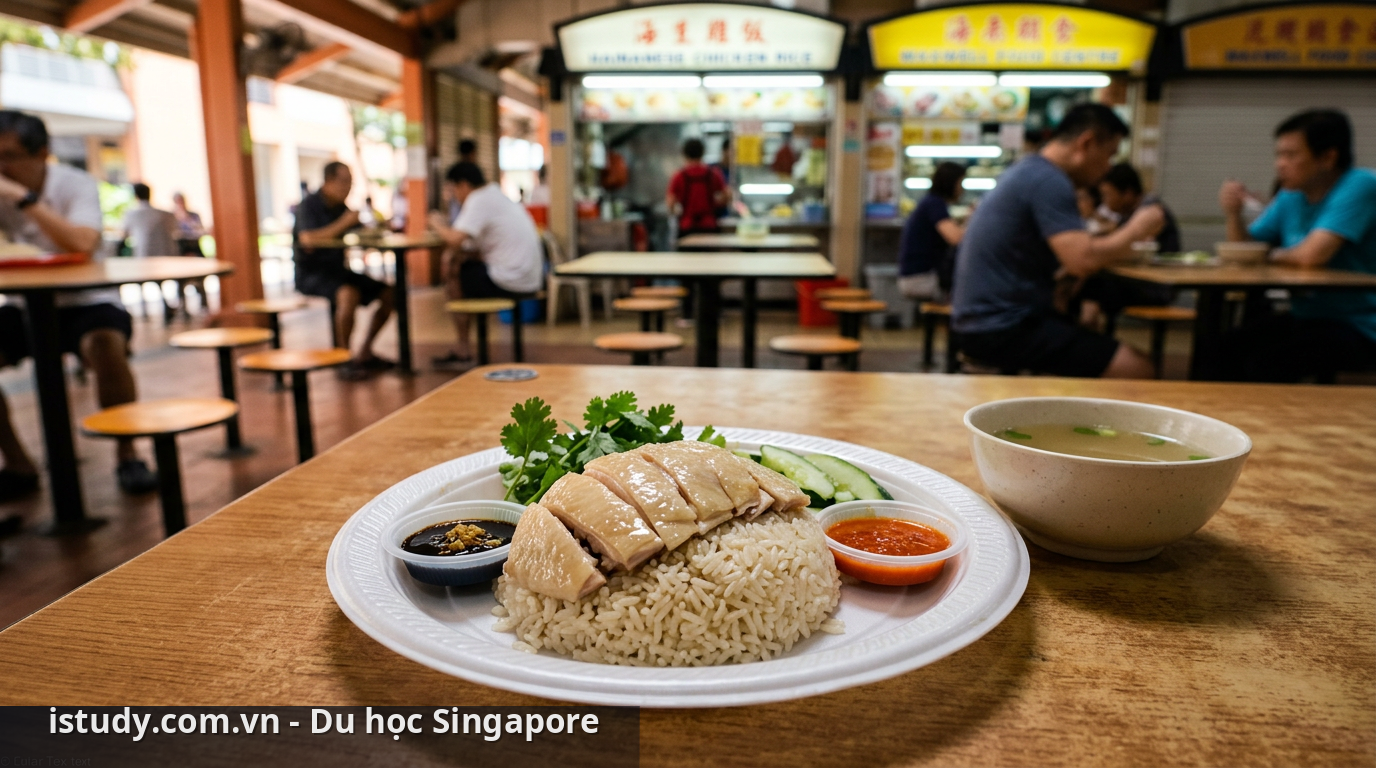 Món ngon Singapore rẻ tại Hawker Center - ẩm thực Singapore