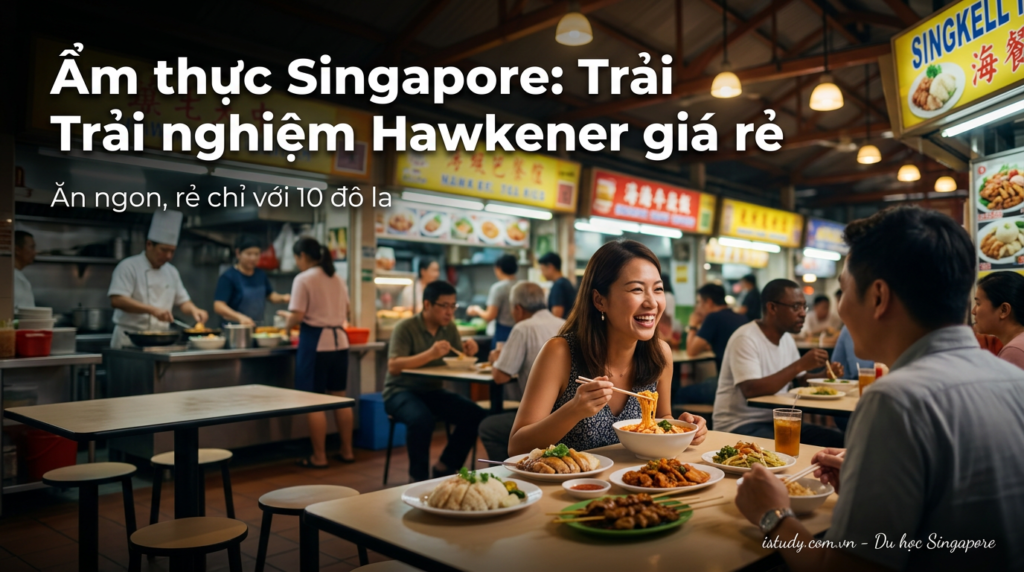 am thuc singapore trai nghiem hawker center gia re