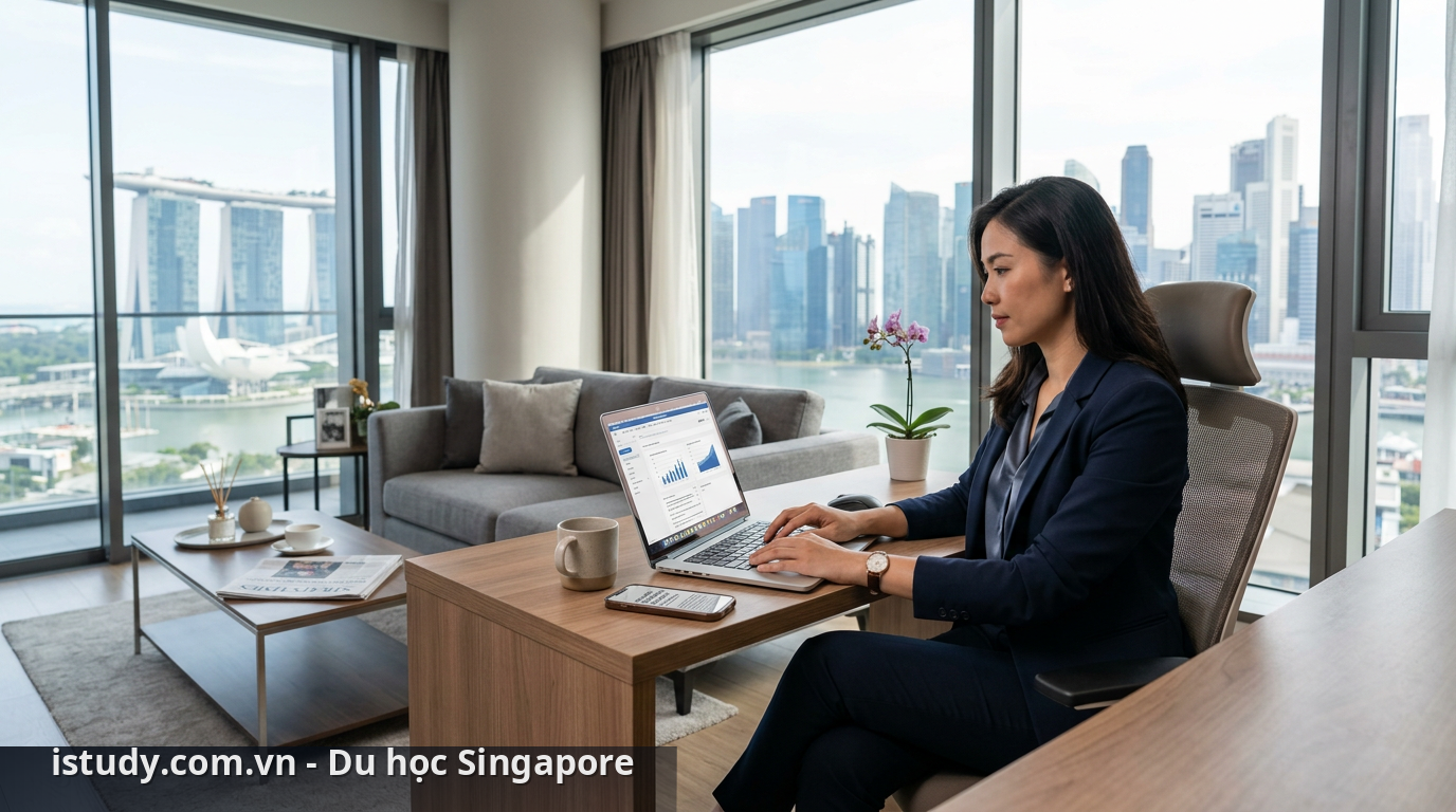 Không gian lý tưởng khi công tác tại Singapore - căn hộ dịch vụ Singapore