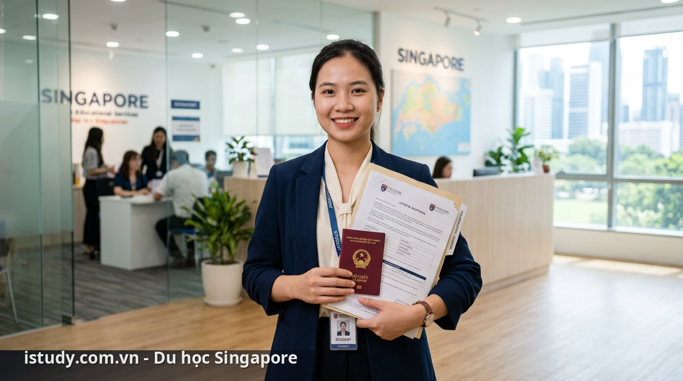 Hình ảnh minh họa quá trình làm thủ tục chứng minh tài chính du học Singapore - chứng minh tài chính du học Singapore