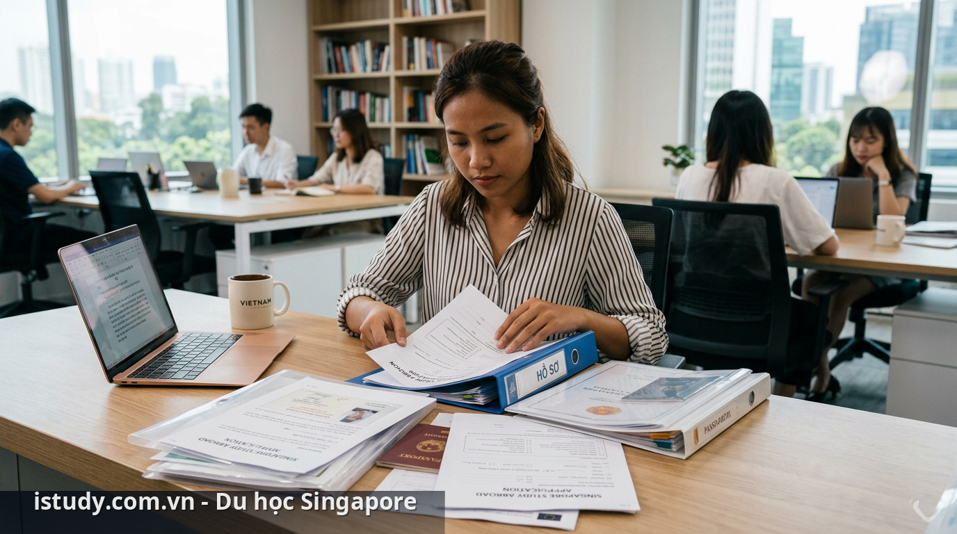Chuẩn bị hồ sơ du học Singapore cẩn thận - hồ sơ du học Singapore