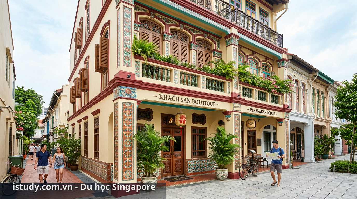 Khách sạn boutique Singapore với kiến trúc cổ điển tinh tế - khách sạn boutique Singapore