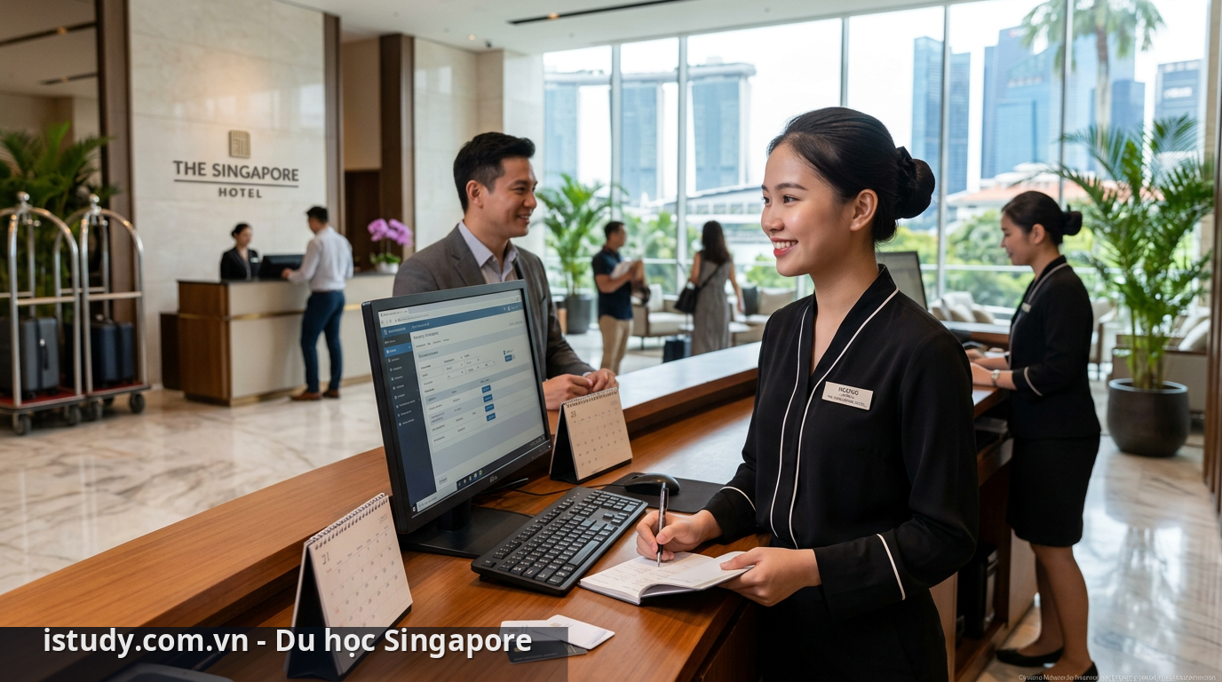 Thực tập hưởng lương Singapore giúp sinh viên tích lũy kinh nghiệm quý báu - làm thêm khi du học Singapore