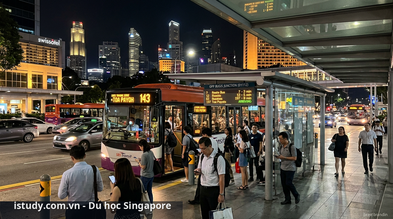 Hướng dẫn sử dụng xe bus Singapore cho người mới bắt đầu - phương tiện đi lại Singapore