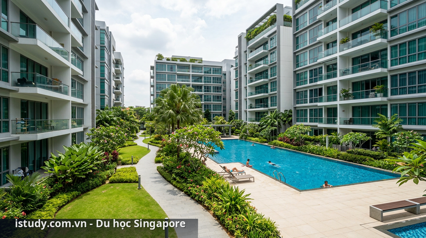 Căn hộ Condo hiện đại tại Singapore với nhiều tiện ích cao cấp - thuê nhà ở Singapore