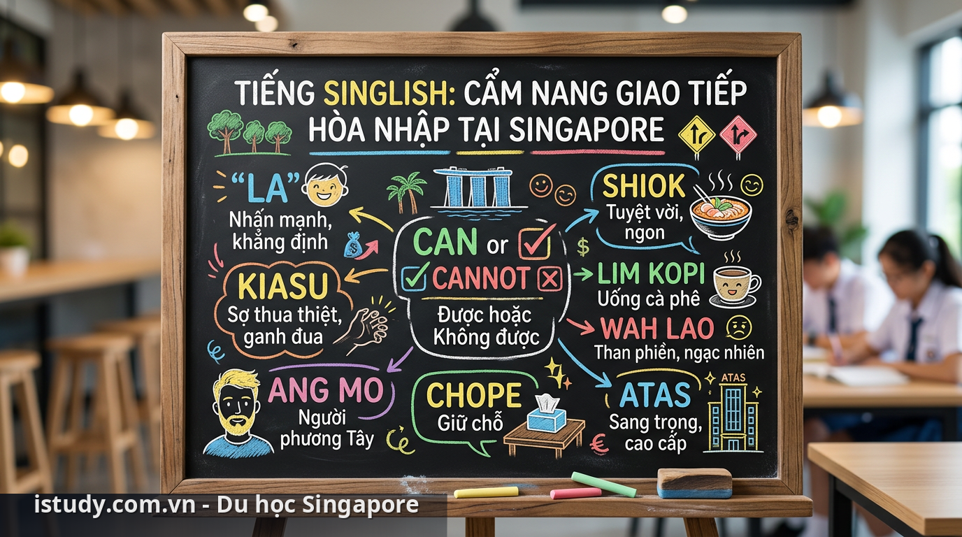 Những cụm từ tiếng Singlish thông dụng trong đời sống - tiếng Singlish