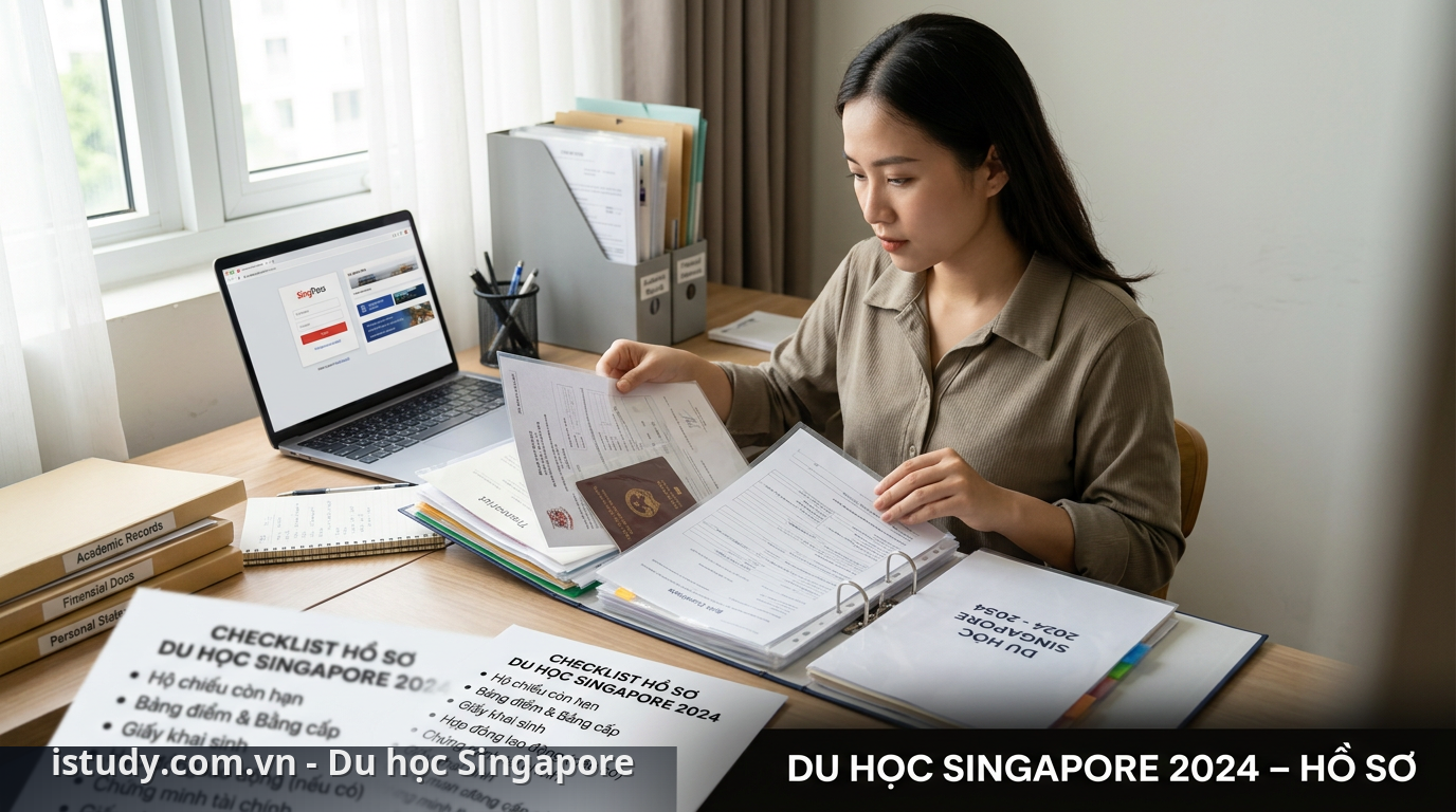 Checklist hồ sơ du học Singapore 2024 và lưu ý quan trọng 1 Chuẩn bị checklist hồ sơ du học Singapore cẩn thận là chìa khóa thành công - checklist hồ sơ du học