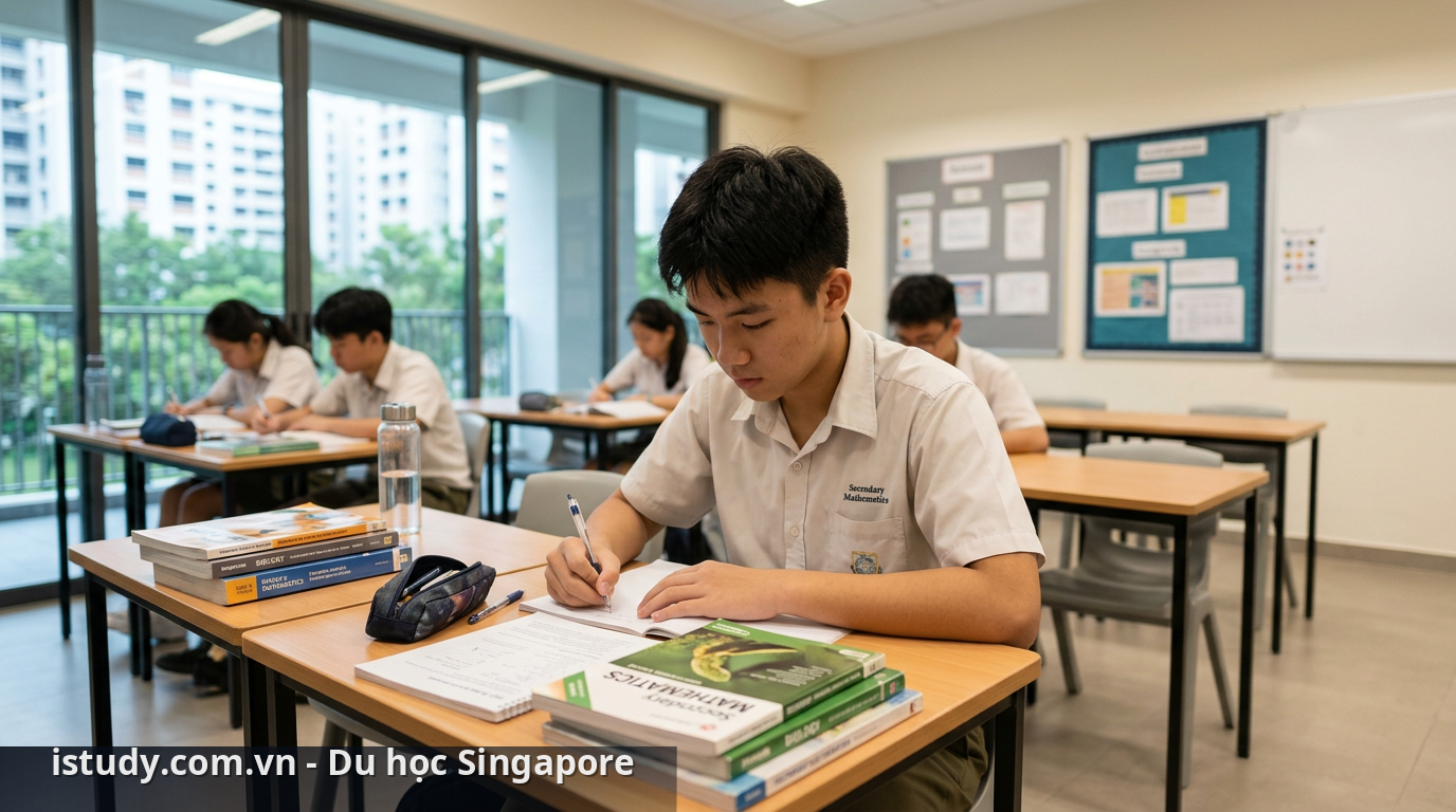 Học sinh du học singapore trong lớp học hiện đại - chi phí du học singapore