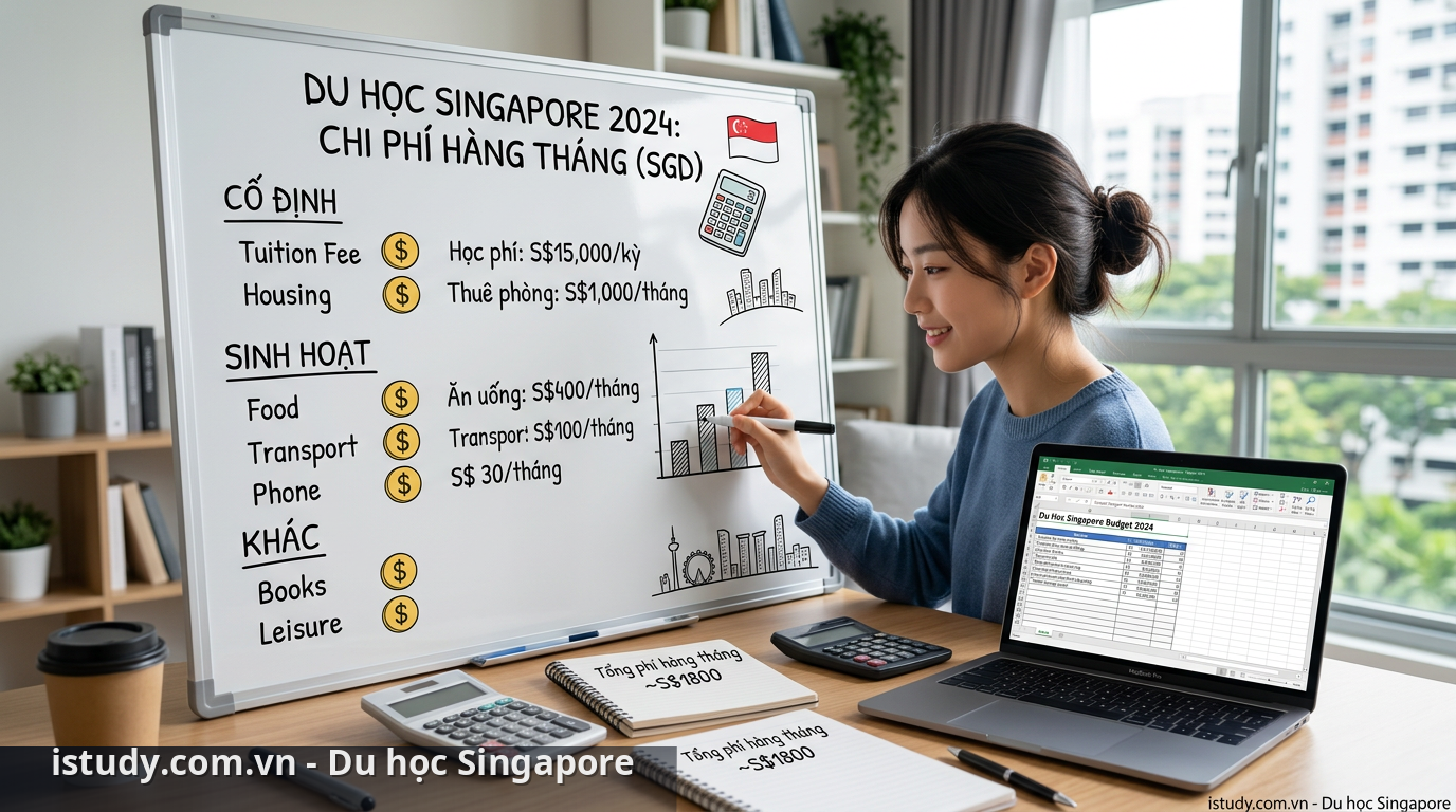 Lập kế hoạch chi phí du học Singapore cẩn thận - chi phí du học Singapore