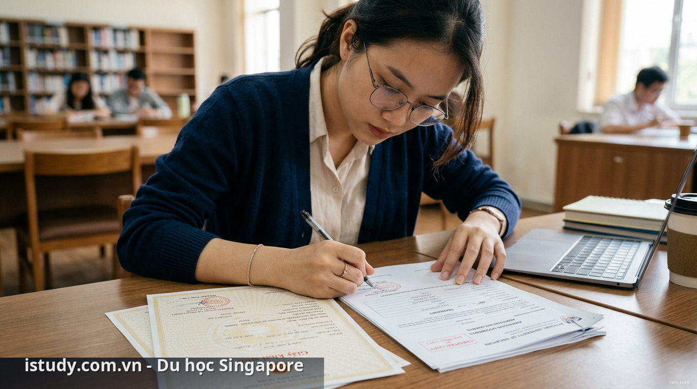 Công chứng giấy tờ du học Singapore: Hướng dẫn chi tiết 2 Chuẩn bị hồ sơ dịch thuật đầy đủ - công chứng giấy tờ du học