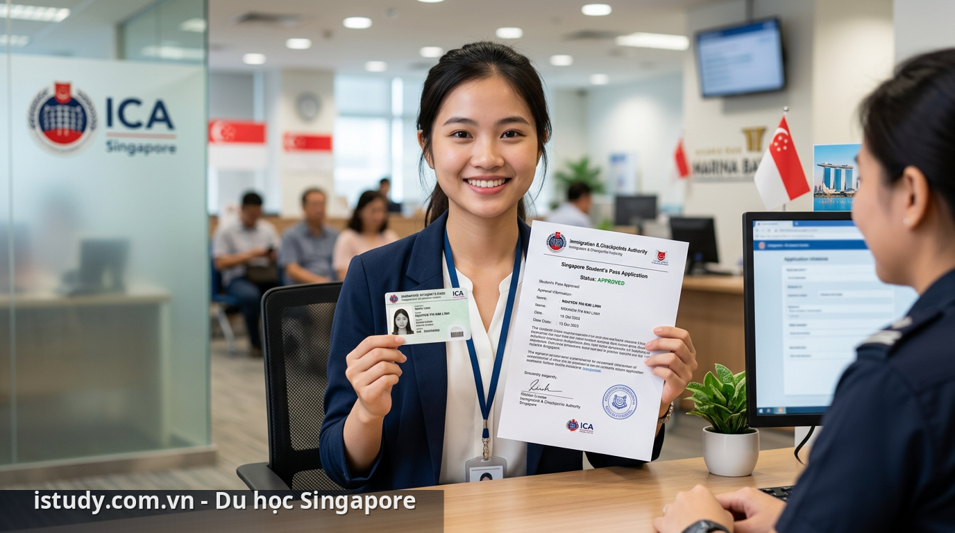 Du học Singapore không chứng minh tài chính: Có thật không? 2 Quy trình xin visa du học Singapore diễn ra hoàn toàn trực tuyến - du học Singapore không chứng minh tài chính