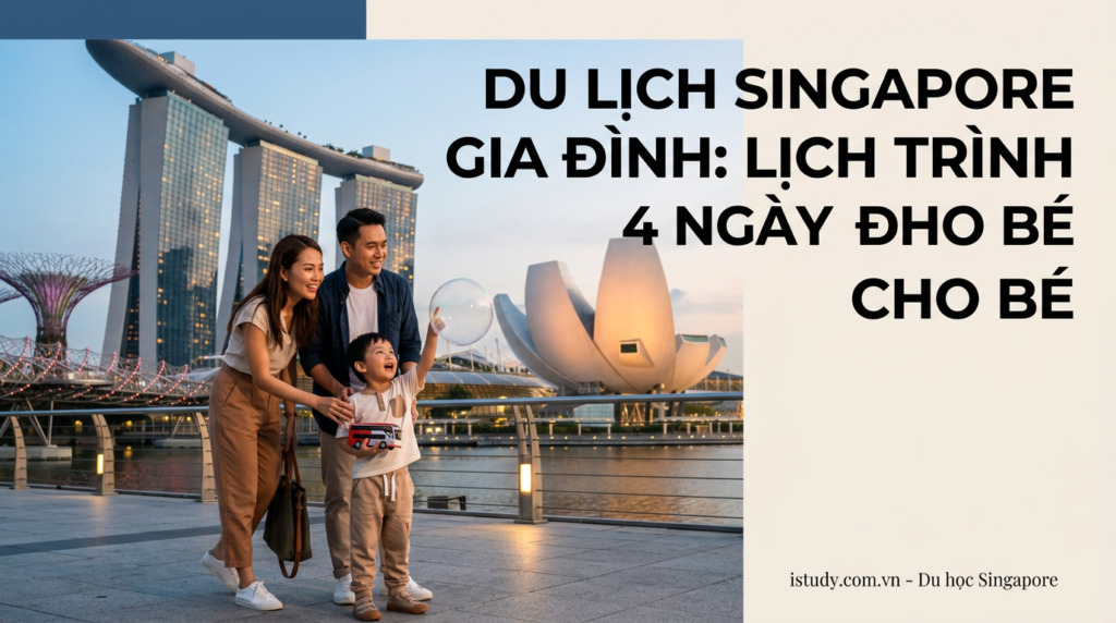 du lich singapore gia dinh lich trinh 4 ngay 3 dem cho be