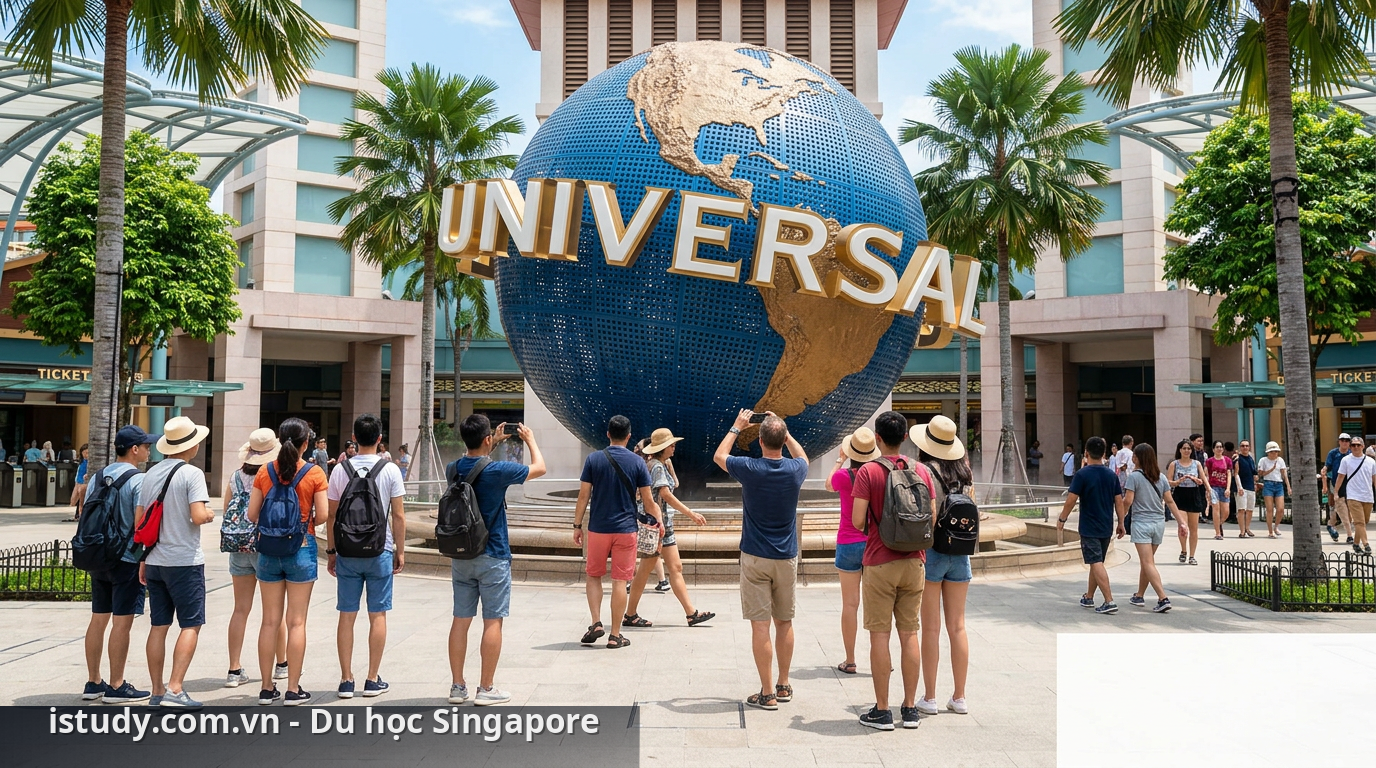 Lịch trình đi Singapore 4 ngày 3 đêm không thể thiếu Universal Studios - du lịch Singapore tự túc
