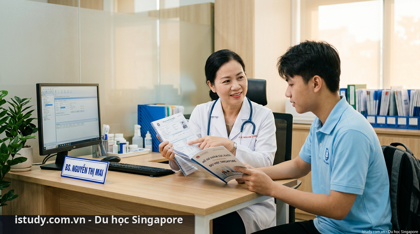 Giấy khám sức khỏe du học Singapore là hồ sơ quan trọng - khám sức khỏe du học Singapore