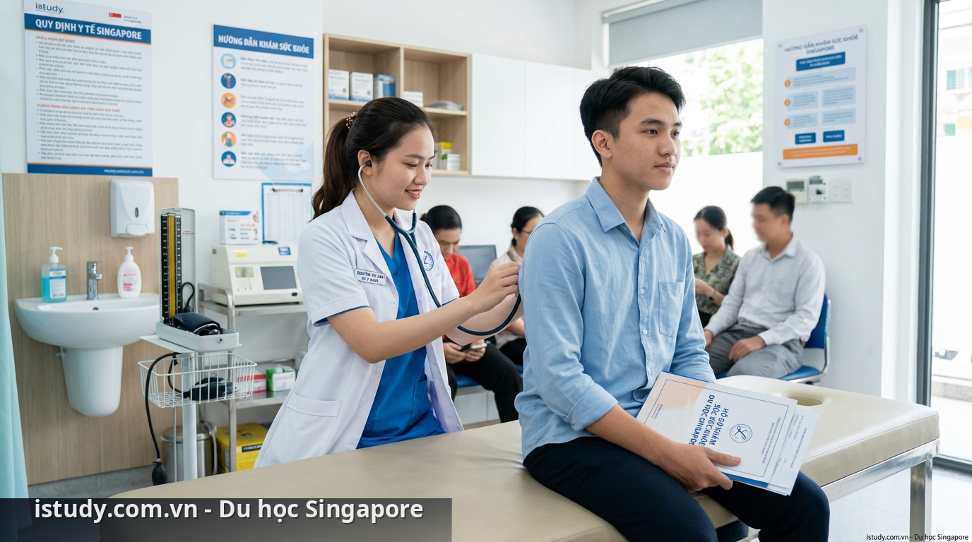 Quy trình khám sức khỏe du học Singapore cần được thực hiện đúng quy định - khám sức khỏe du học Singapore