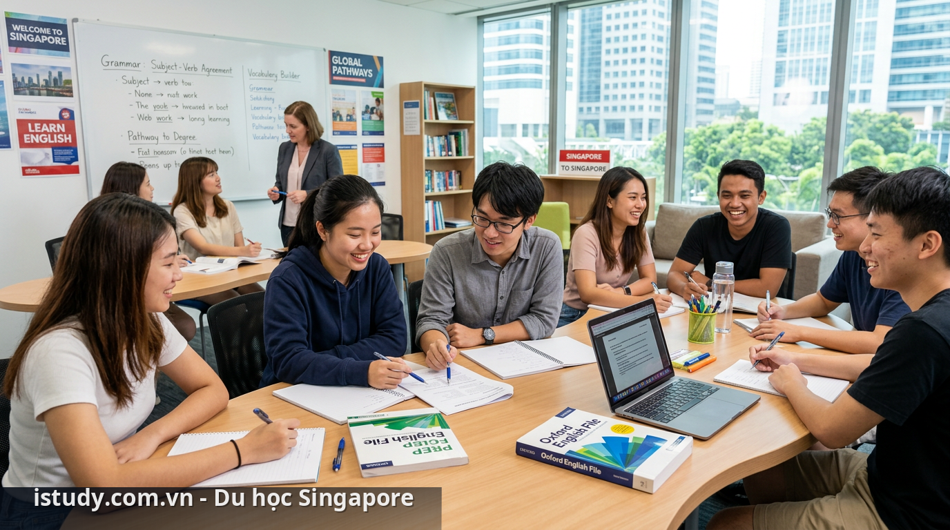 Khóa học tiếng Anh dự bị Singapore: Lộ trình cho người mất gốc 1 Môi trường khóa học tiếng Anh dự bị Singapore chuyên nghiệp - khóa học tiếng Anh dự bị Singapore