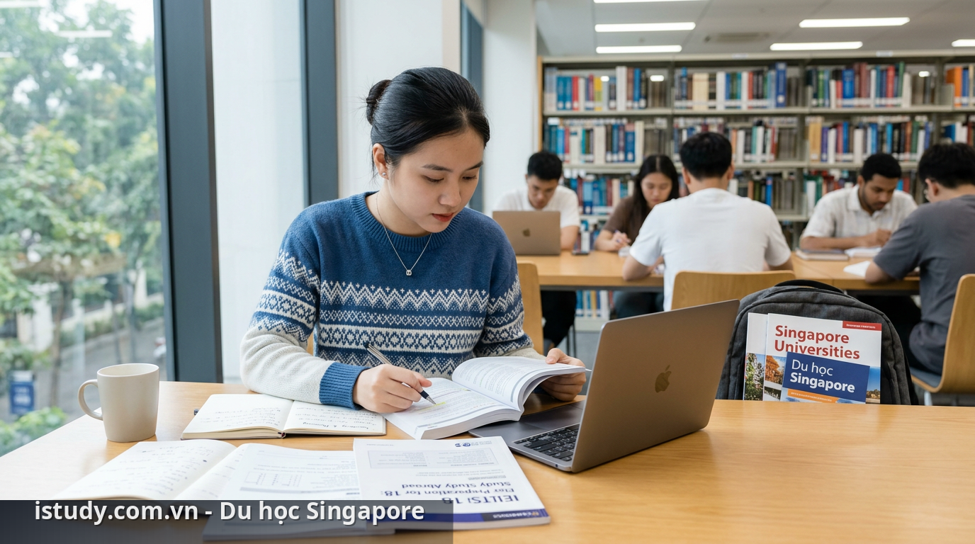 lộ trình du học Singapore cần chú trọng đến việc ôn luyện ngoại ngữ - thời gian chuẩn bị hồ sơ