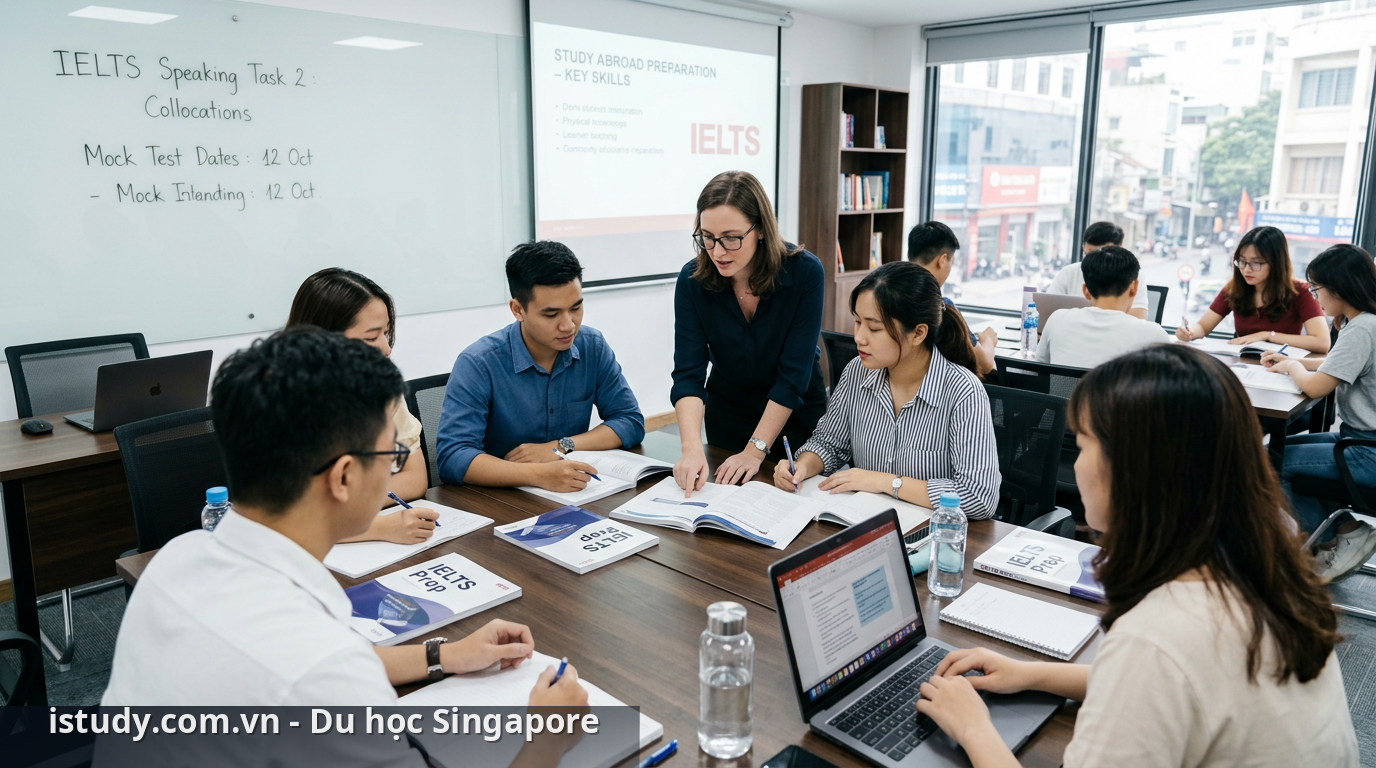 Học viên tại trung tâm luyện thi IELTS uy tín - trung tâm luyện thi IELTS uy tín