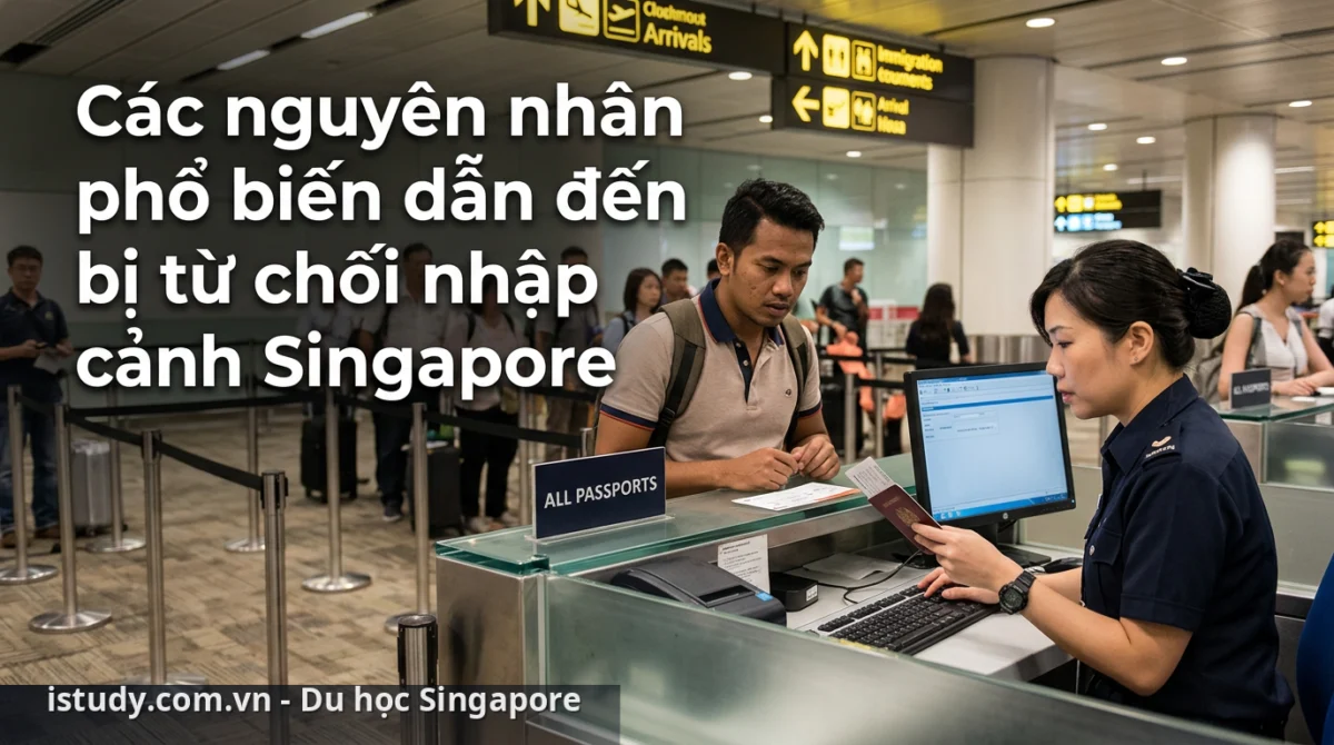 Vì sao bị từ chối nhập cảnh Singapore và kinh nghiệm du lịch Singapore 1 Nhân viên cửa khẩu kiểm tra giấy tờ nhập cảnh tại sân bay Singapore - bị từ chối nhập cảnh Singapore